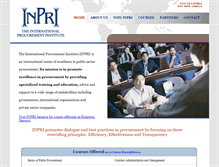 Tablet Screenshot of inpri.org